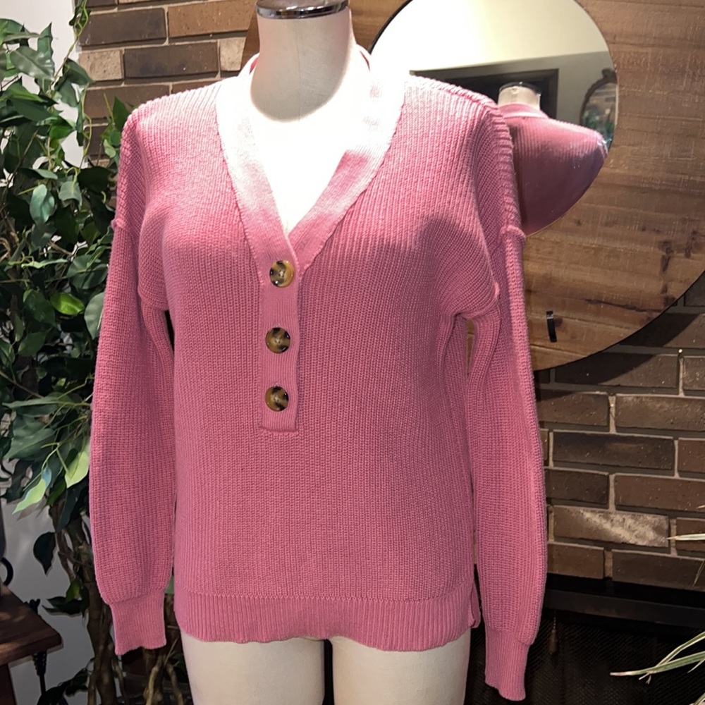 RACHEL ZOE PINK SWEATER!๐ฉท๐๐๐ - Picture 2 of 7